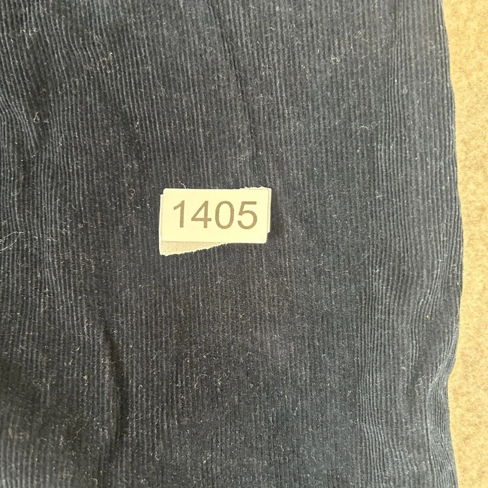 Banana Republic Corduroy Pants Mens 34x32 Navy Blue Pima Cotton Straight‎ Leg